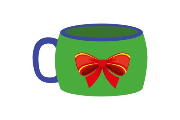 Christmas Drink with Colored Cup
