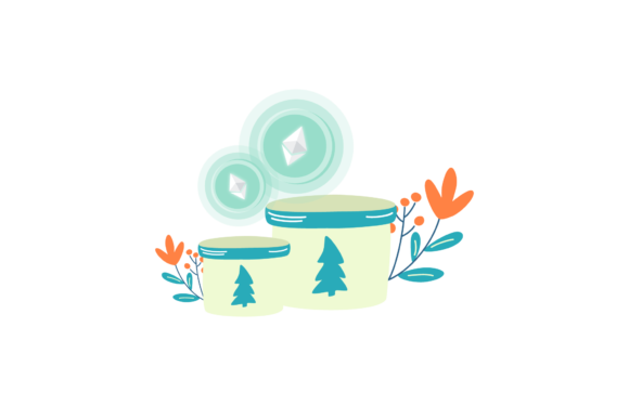 Christmas Ethereum Cup Gift Decoration