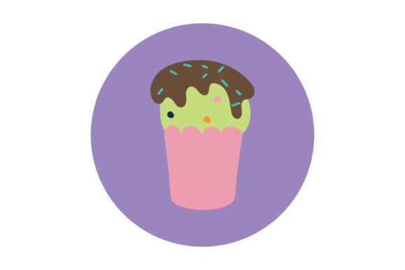 Cup Cake Illustration