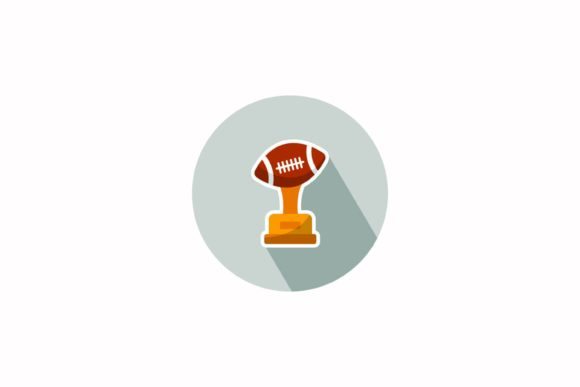 Cup Rugby Sport Icon Background