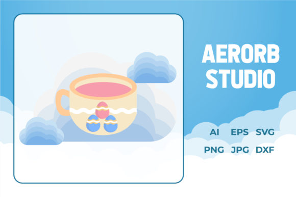 Easter Icon Cup Egg Illustration Cloud
