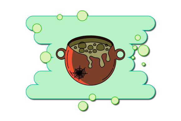 Halloween Cup Icon Graphic Design
