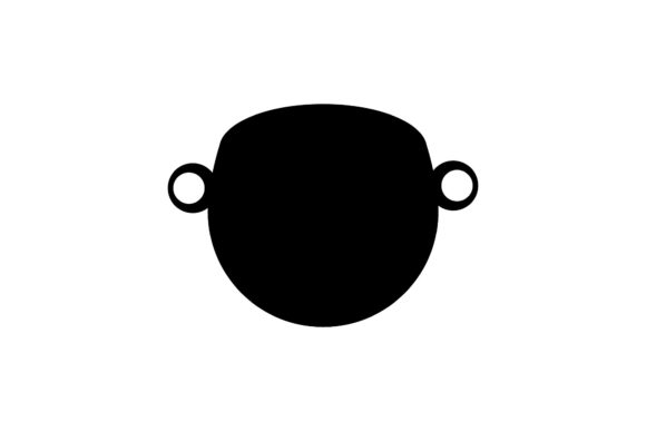 Halloween Cup Icon Silhouette Design