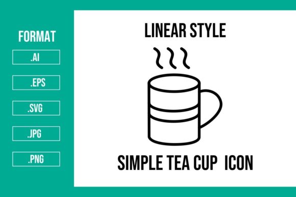 Simple Tea Cup Icons