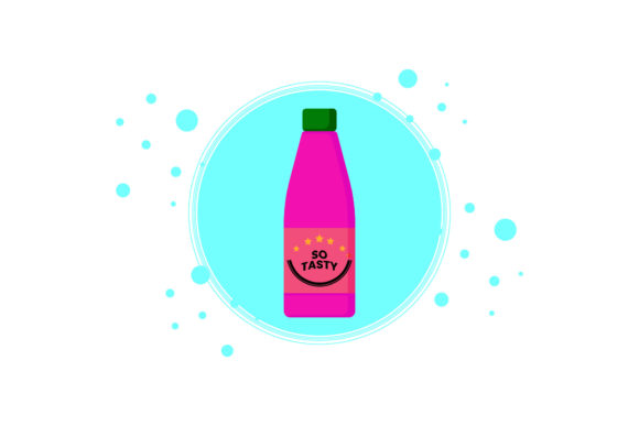 Tumbler Bottle Circle Bubble