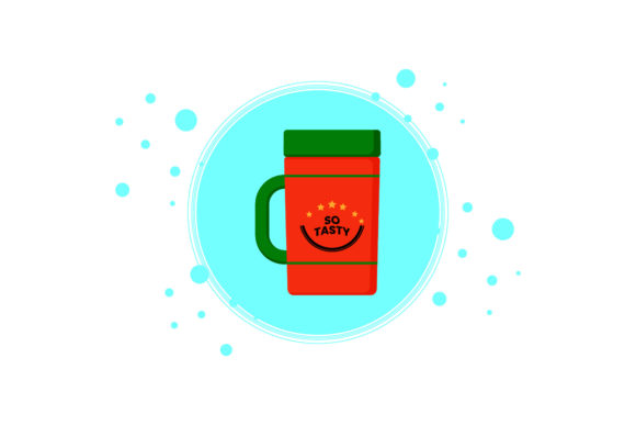 Tumbler Mug Glass Circle Bubble