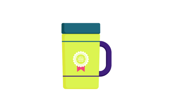 Tumbler Mug Neon Drink Water Design