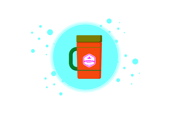 Tumbler Plastic Design Circle Bubble
