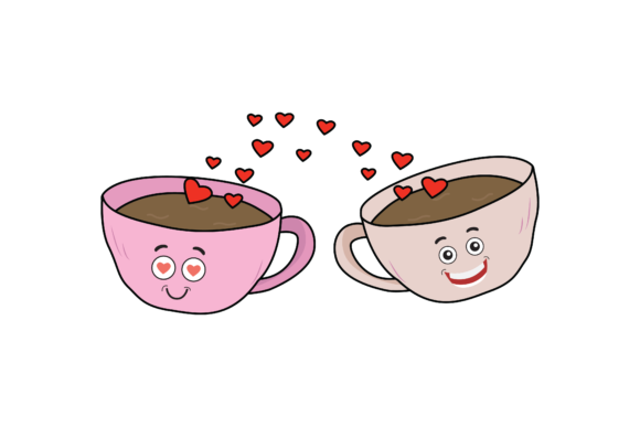 Valentine Kawaii Cup Fill Line