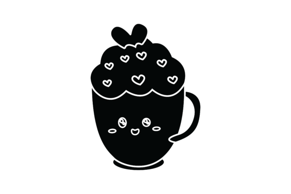 Valentine Kawaii Cute Cup with Cream